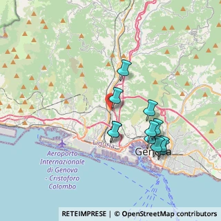 Mappa Via alla Stazione di Rivarolo, 16161 Genova GE, Italia (3.51909)