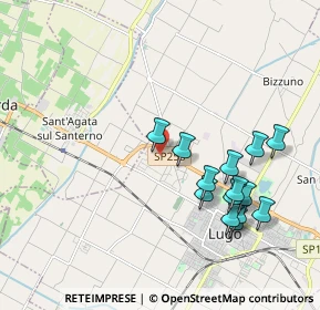 Mappa Via dell'Artigianato, 48022 Lugo RA, Italia (2.04643)