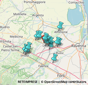 Mappa Via dell'Artigianato, 48022 Lugo RA, Italia (8.69125)