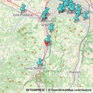 Mappa Via Sagittario, 40037 Sasso Marconi BO, Italia (6.5395)