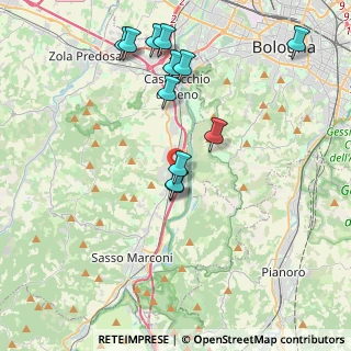 Mappa Via Sagittario, 40037 Sasso Marconi BO, Italia (4.16333)