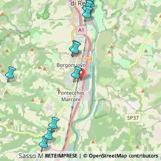 Mappa Via Sagittario, 40037 Sasso Marconi BO, Italia (2.96091)