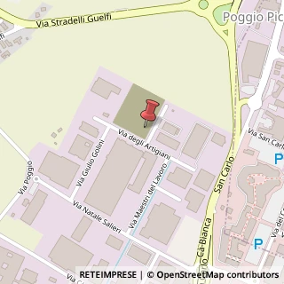 Mappa Via degli Artigiani, 404, 40024 Castel San Pietro Terme, Bologna (Emilia Romagna)