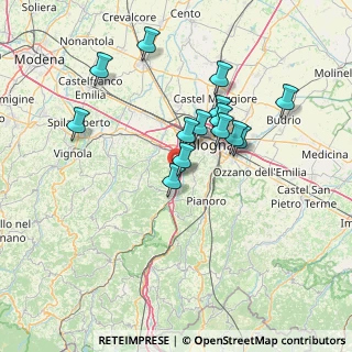 Mappa Via Altopiano, 40037 Borgonuovo BO, Italia (13.08071)