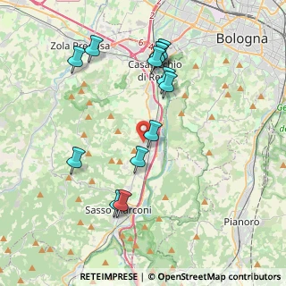 Mappa Via Altopiano, 40037 Borgonuovo BO, Italia (4.06308)
