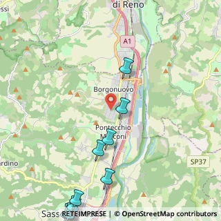 Mappa Via Altopiano, 40037 Borgonuovo BO, Italia (3.36)