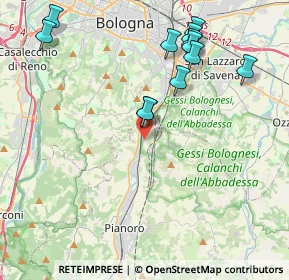 Mappa Via A. Ligabue, 40065 Pianoro BO, Italia (4.54667)