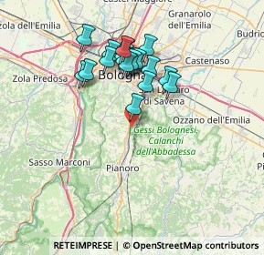 Mappa Via A. Ligabue, 40065 Pianoro BO, Italia (6.39368)