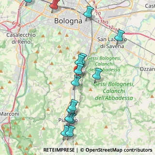 Mappa Via A. Ligabue, 40065 Pianoro BO, Italia (4.674)