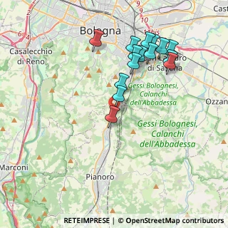 Mappa Via A. Ligabue, 40065 Pianoro BO, Italia (3.958)