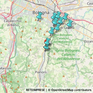 Mappa Via A. Ligabue, 40065 Pianoro BO, Italia (3.49)