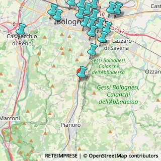 Mappa Via A. Ligabue, 40065 Pianoro BO, Italia (5.946)