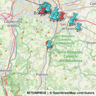 Mappa Via A. Ligabue, 40065 Pianoro BO, Italia (5.6955)
