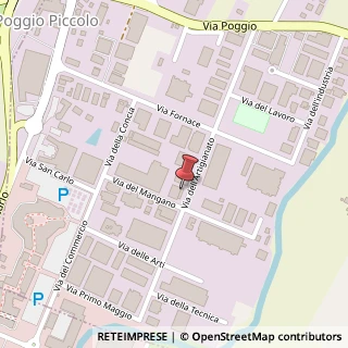 Mappa Via dell'Artigianato, 22, 40023 Castel Guelfo di Bologna, Bologna (Emilia Romagna)