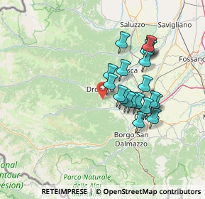 Mappa Via Roma, 12025 Montemale di Cuneo CN, Italia (12.08)