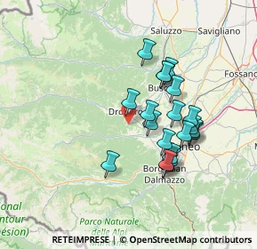 Mappa Via Roma, 12025 Montemale di Cuneo CN, Italia (12.37)