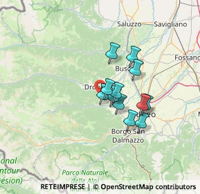 Mappa Via Roma, 12025 Montemale di Cuneo CN, Italia (9.66667)