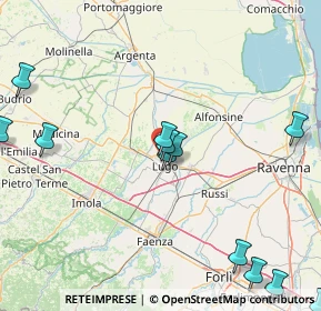 Mappa Via Francesco Bonsi, 48022 Lugo RA, Italia (24.83286)