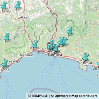 Mappa Via Fegino, 16161 Genova GE, Italia (18.83929)