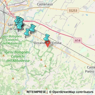 Mappa Via Sant'Andrea, 40064 Ozzano dell'Emilia BO, Italia (5.50231)