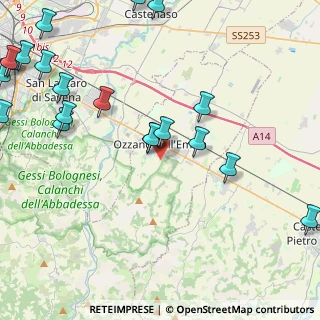 Mappa Via Sant'Andrea, 40064 Ozzano dell'Emilia BO, Italia (6.0375)