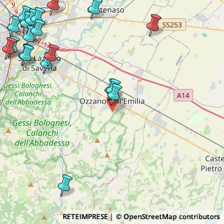 Mappa Via Sant'Andrea, 40064 Ozzano dell'Emilia BO, Italia (7.087)