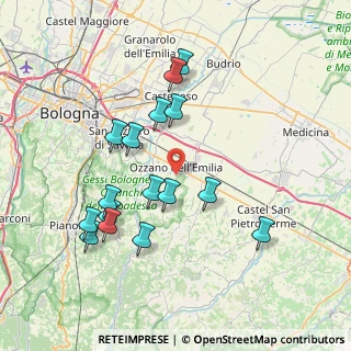 Mappa Via Sant'Andrea, 40064 Ozzano dell'Emilia BO, Italia (7.64188)