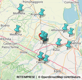 Mappa Via E. Fermi, 48020 Sant'Agata Sul Santerno RA, Italia (13.31333)