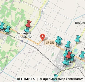 Mappa Via Fermi, 48020 Sant'Agata Sul Santerno RA, Italia (2.951)
