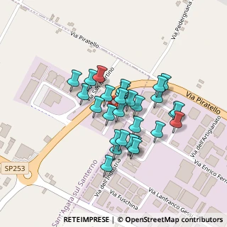 Mappa Via E. Fermi, 48020 Sant'Agata Sul Santerno RA, Italia (0.17143)
