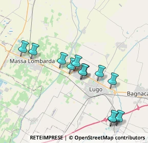 Mappa Via E. Fermi, 48020 Sant'Agata Sul Santerno RA, Italia (3.64333)