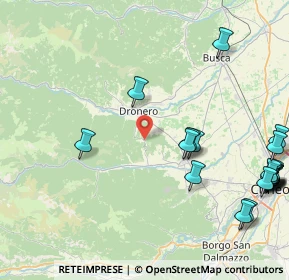 Mappa 12025 Montemale di Cuneo CN, Italia (11.6365)