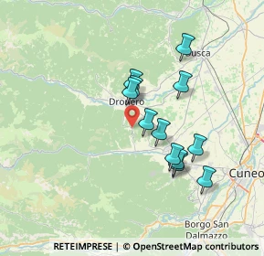 Mappa Via Roma, 12025 Montemale di Cuneo CN, Italia (6.06167)