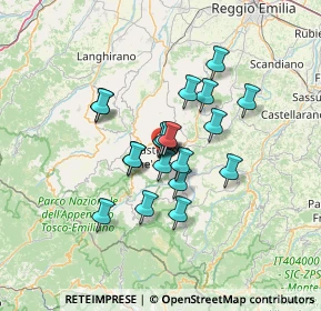 Mappa Via Cirillo, 42035 Castelnovo Ne' Monti RE, Italia (9.838)