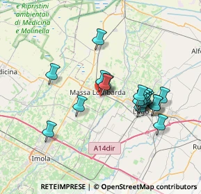 Mappa Via Gian Gabriele Eynard, 48024 Massa Lombarda RA, Italia (6.4625)