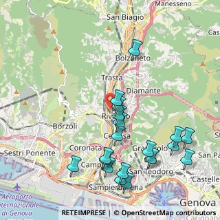 Mappa Via Ponte Polcevera, 16161 Genova GE, Italia (2.3575)