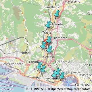 Mappa Via Ponte Polcevera, 16161 Genova GE, Italia (2.22182)