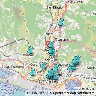 Mappa Via Ponte Polcevera, 16161 Genova GE, Italia (2.479)