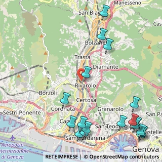 Mappa Via Ponte Polcevera, 16161 Genova GE, Italia (3.13944)