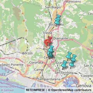 Mappa Via Ponte Polcevera, 16161 Genova GE, Italia (1.8725)