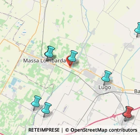 Mappa Via S. Vitale, 48020 Sant'Agata Sul Santerno RA, Italia (6.71385)