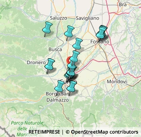 Mappa Via Michelin, 12100 Cuneo CN, Italia (10.261)