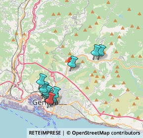 Mappa Via Luigi Bailo, 16141 Genova GE, Italia (3.89545)