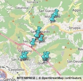 Mappa Via Luigi Bailo, 16141 Genova GE, Italia (1.56917)