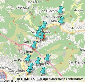 Mappa Via Luigi Bailo, 16141 Genova GE, Italia (1.97615)