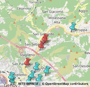 Mappa Via Luigi Bailo, 16141 Genova GE, Italia (3.01833)