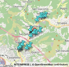 Mappa Via Luigi Bailo, 16141 Genova GE, Italia (1.53056)