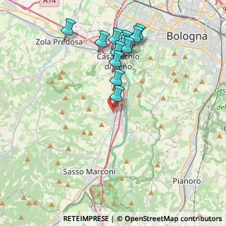 Mappa Via Porrettana, 40037 Borgonuovo BO, Italia (4.08917)