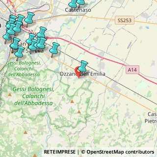 Mappa Via Alessandro Volta, 40064 Ozzano dell'Emilia BO, Italia (7.1065)