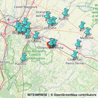 Mappa Via Alessandro Volta, 40064 Ozzano dell'Emilia BO, Italia (9.1195)